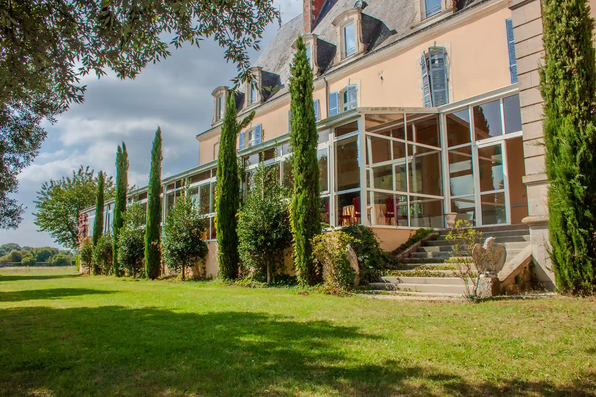 jardin côté etang